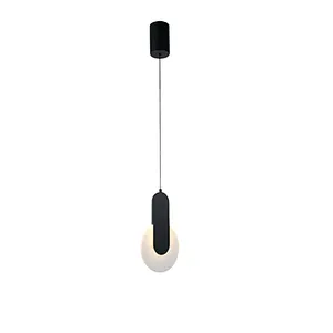 minimalist LED acrylic pendant light